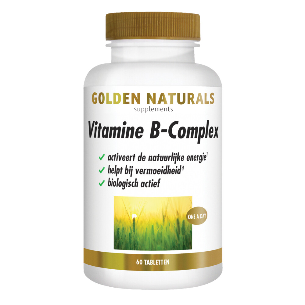 Golden Naturals Vitamine B-complex Vegan60 tabletten