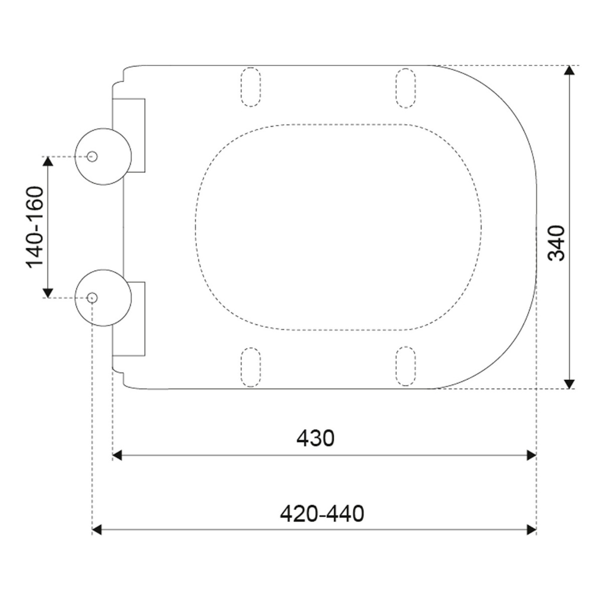 Kerra Kamet softclose toiletzitting met quick release wit glans
