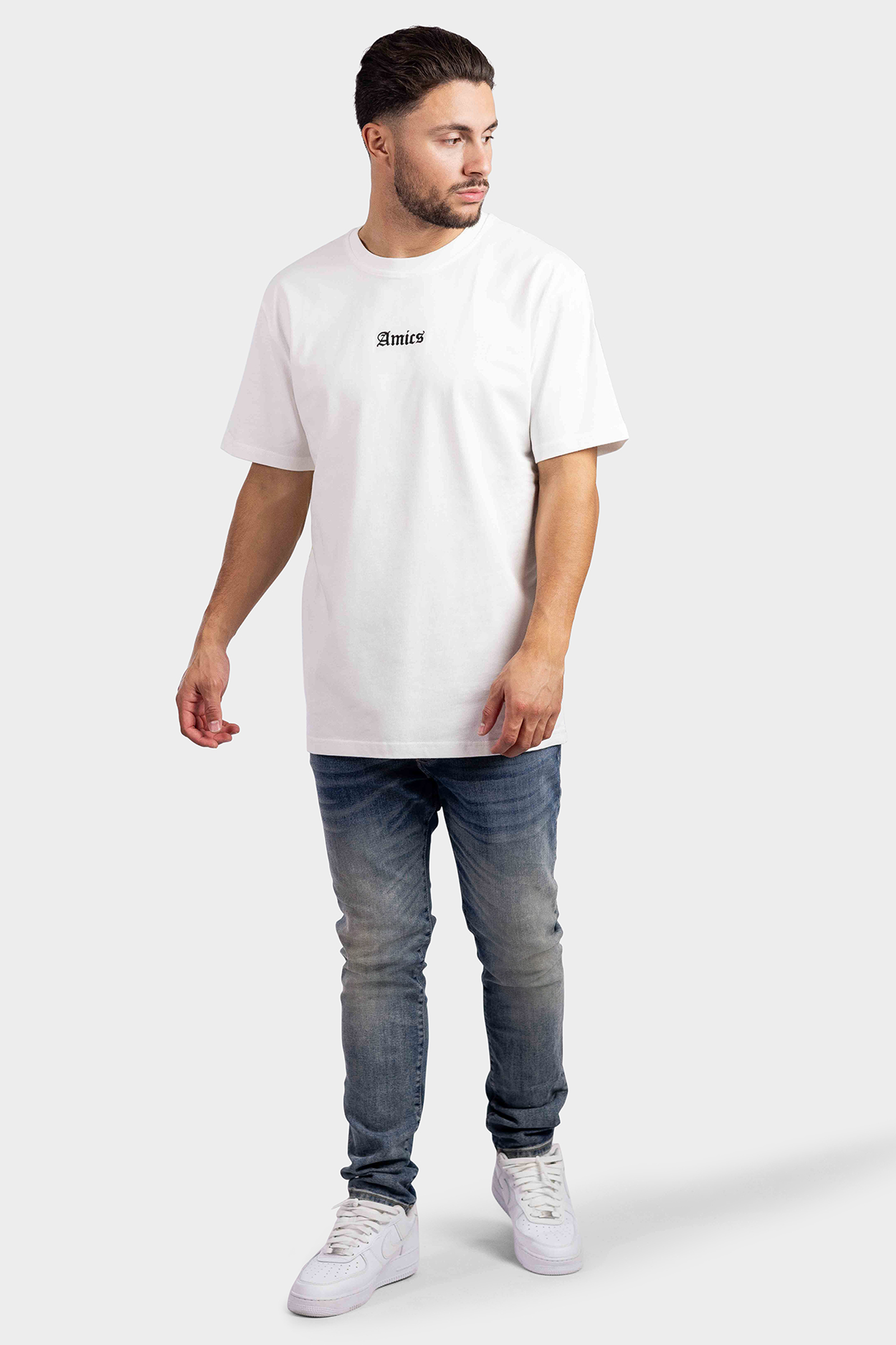 AMICS Spanish Flag T-Shirt Wit