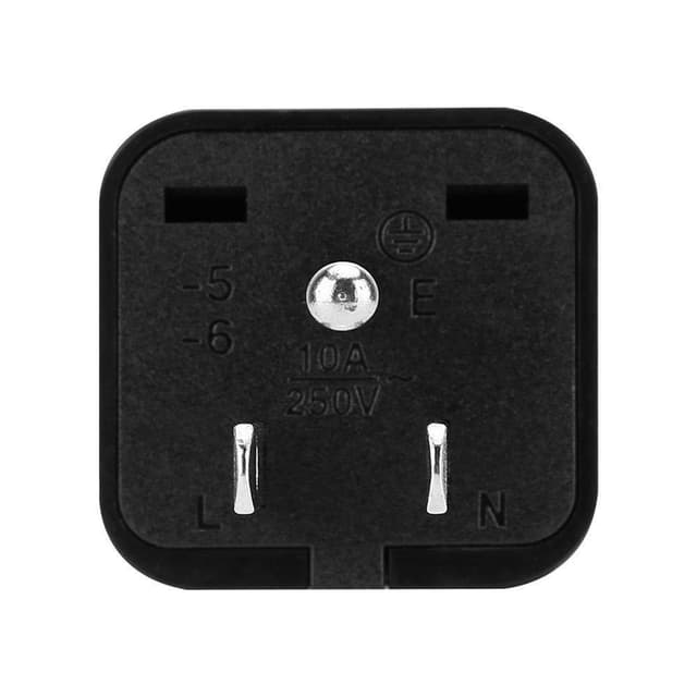 4x Stikkontaktadapter Rejsekonverter (type b)