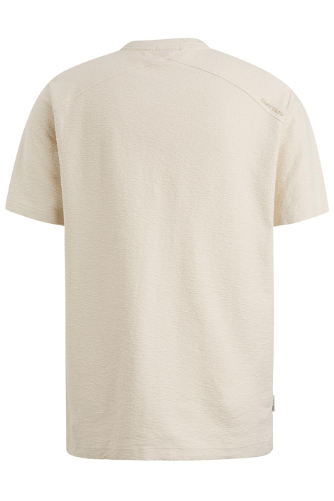 Cast Iron ecru heren t-shirt