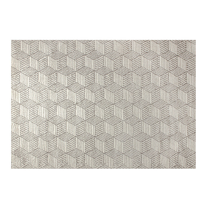 Tapis de salon Cameo L.200 x l.150 cm gris