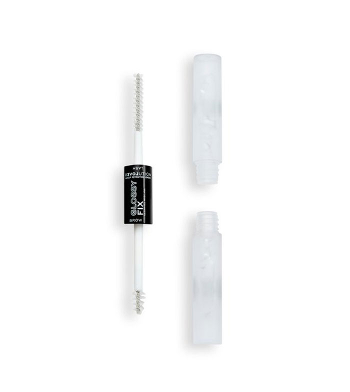 Revolution Relove - Gel para sobrancelhas e rímel Glossy Fix - Transparente