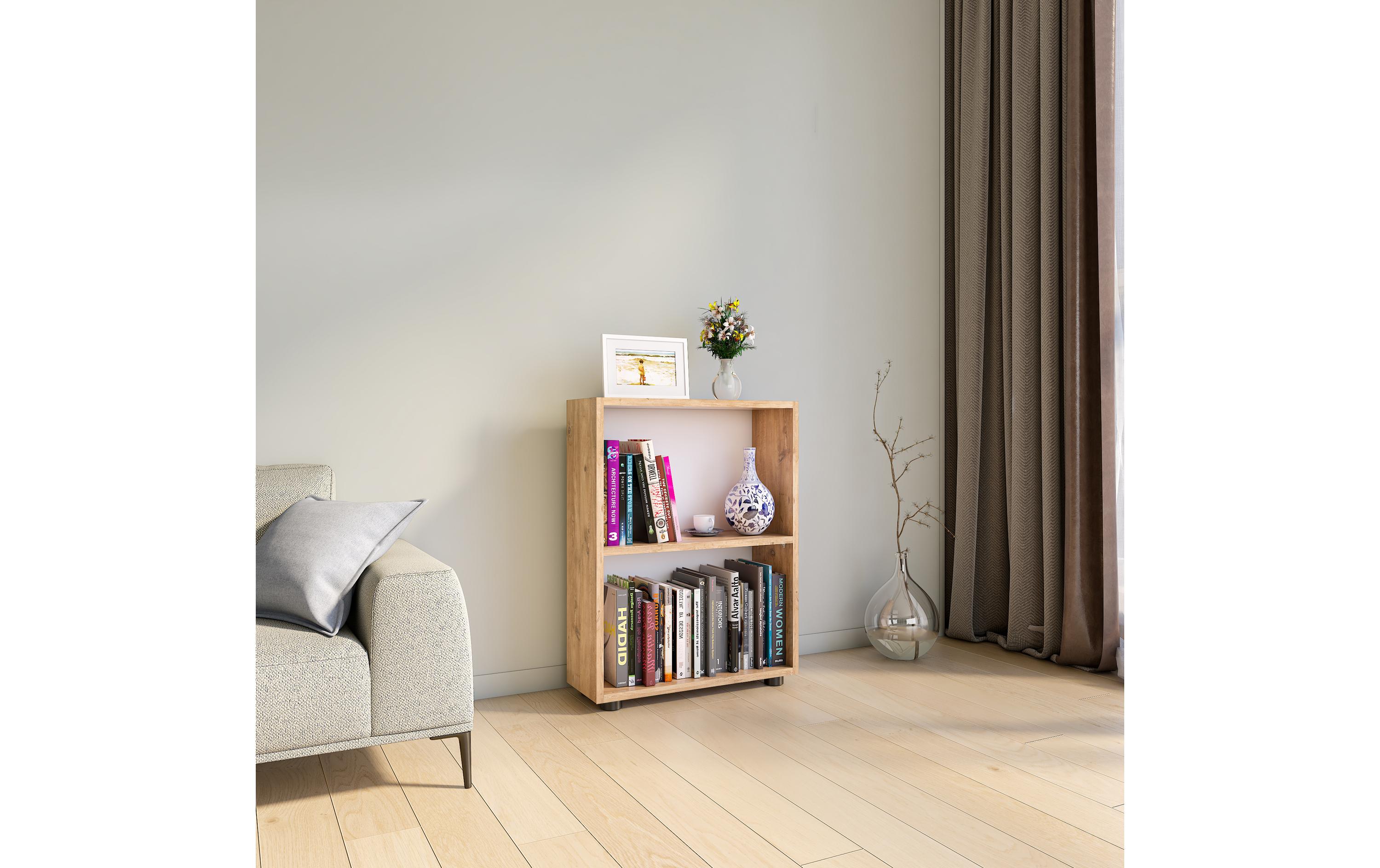 Regal Bulas 2-fach 72 x 55 cm, Honig-EicheStandregal