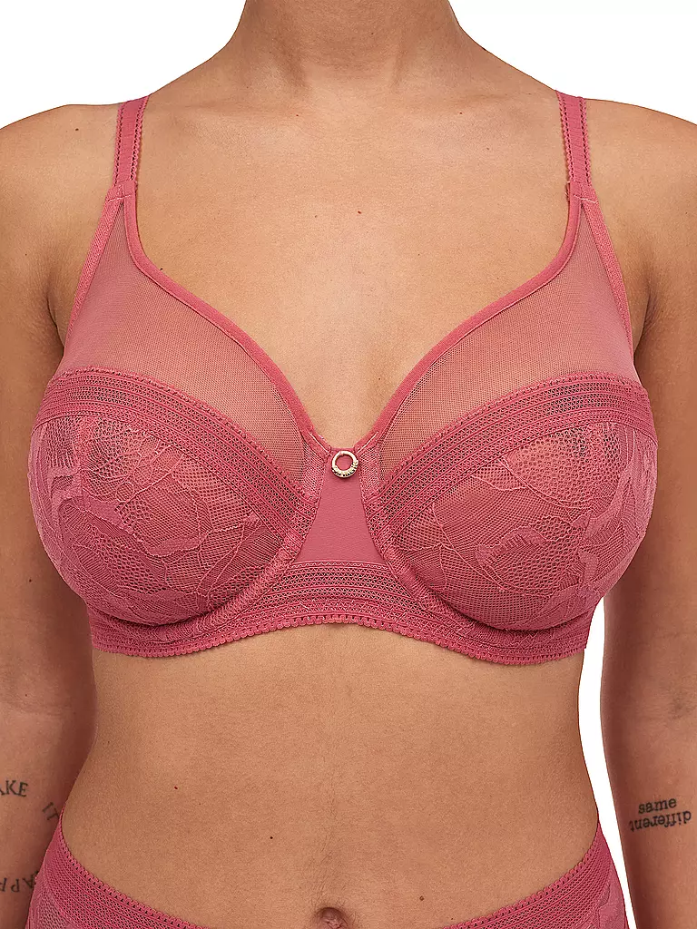 CHANTELLE BH mit Bügel TRUE LACE corallin koralle