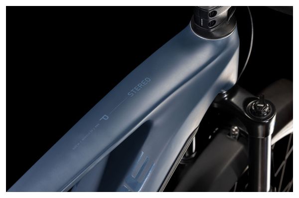 VTT Électrique Tout-Suspendu Cube Stereo Hybrid One44 Pro 800 Allroad Shimano Cues 11V 800 Wh 29'' Bleu Gris Ink 2025