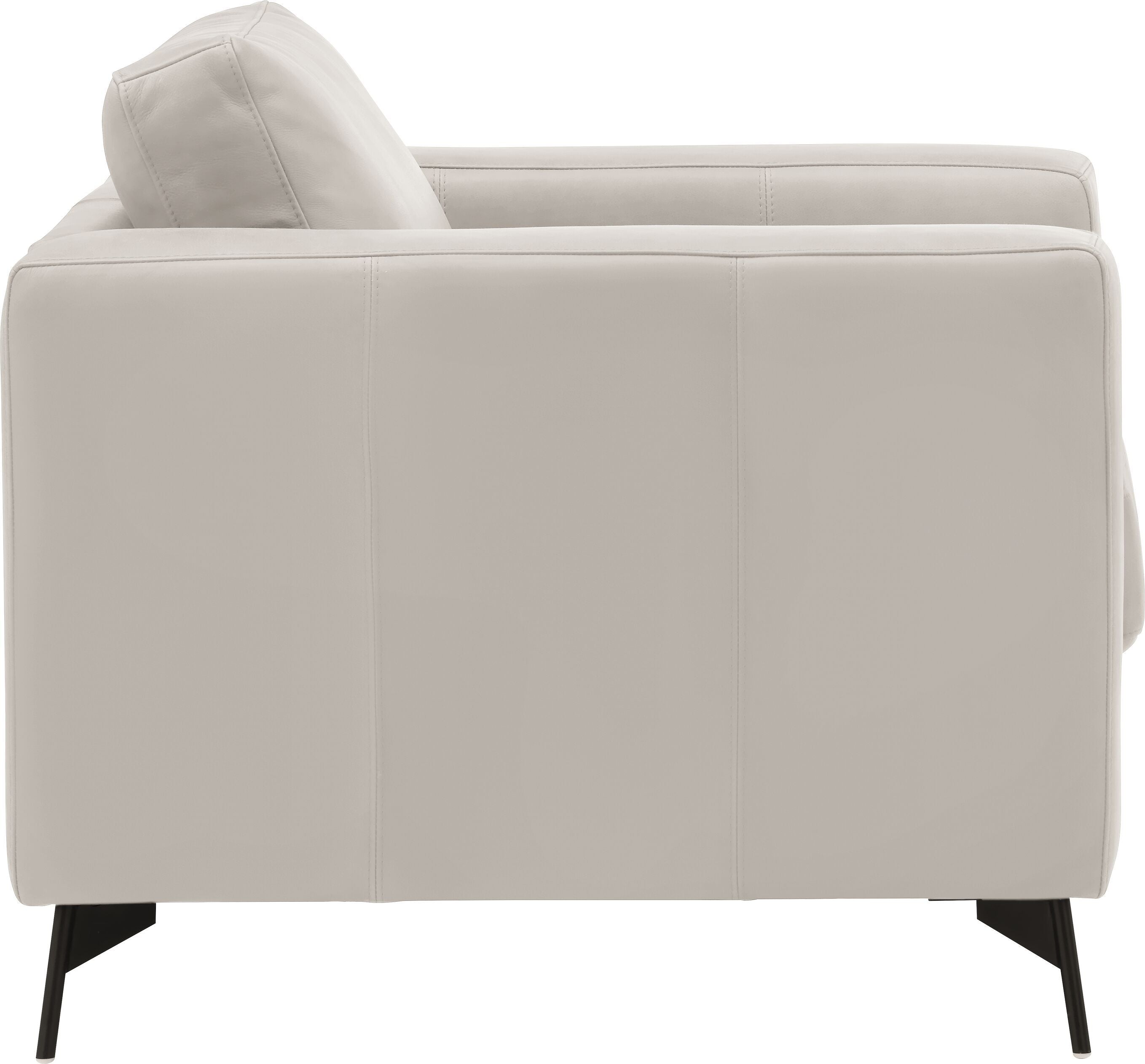 DIENER Sessel - Hellgrau / B: 99.0 cm x T: 92.0 cm x H: 81.0 cm