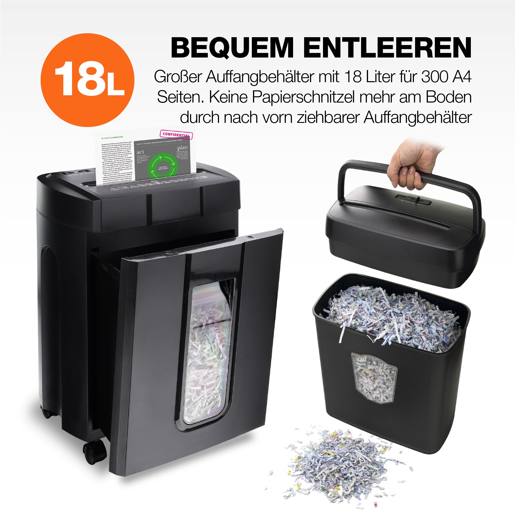 Peach Cross Cut Shredder PS500-70OP