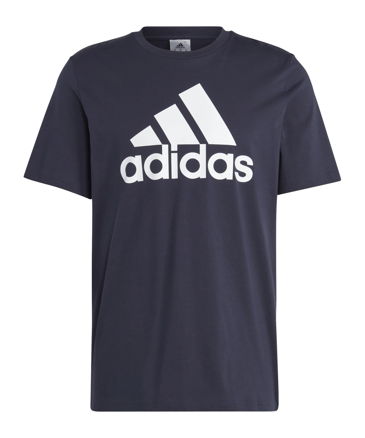 adidas Essentials Single Jersey Big Logo Tee Blue