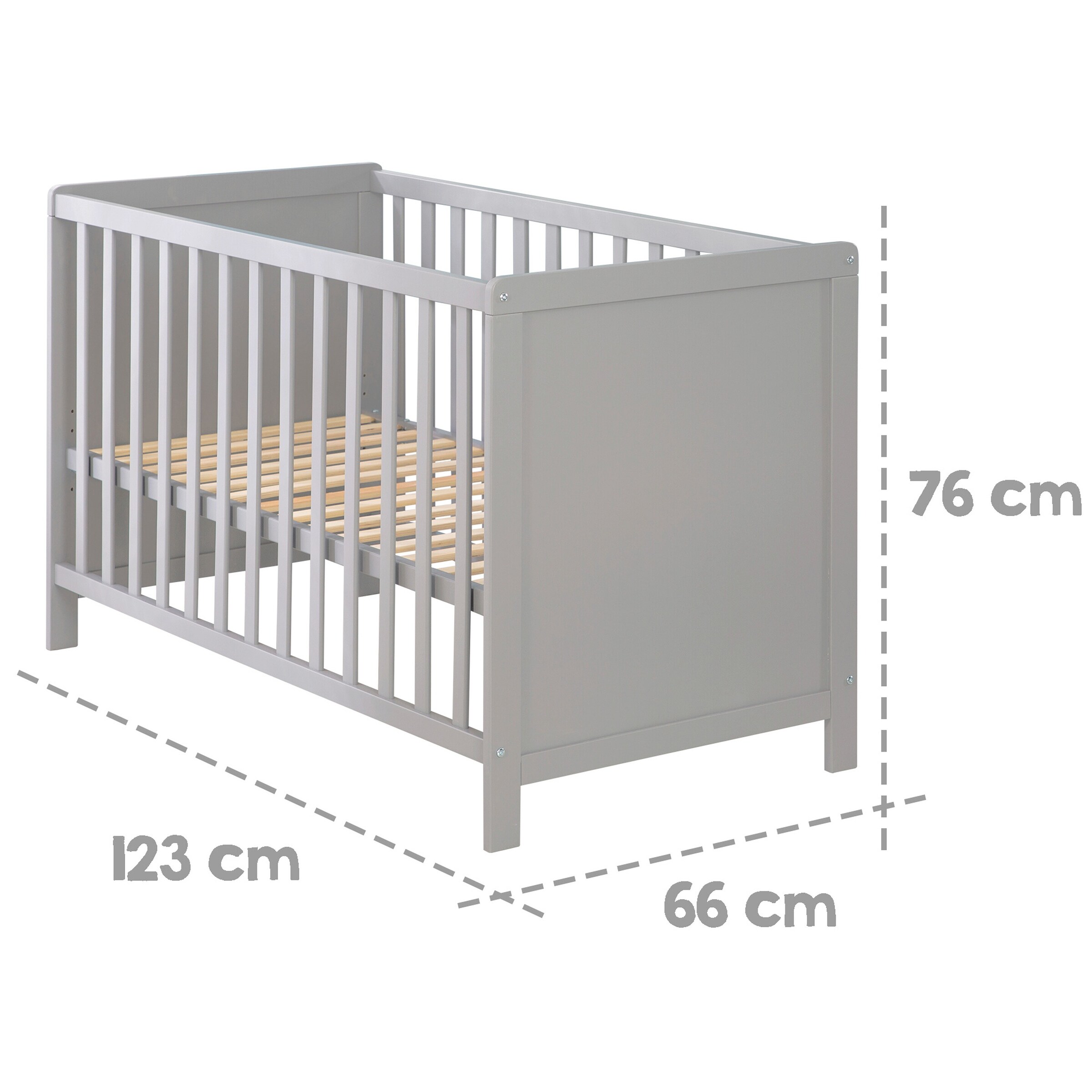 roba Beistellbett, 60 x 120 cm mit Matratze Universal