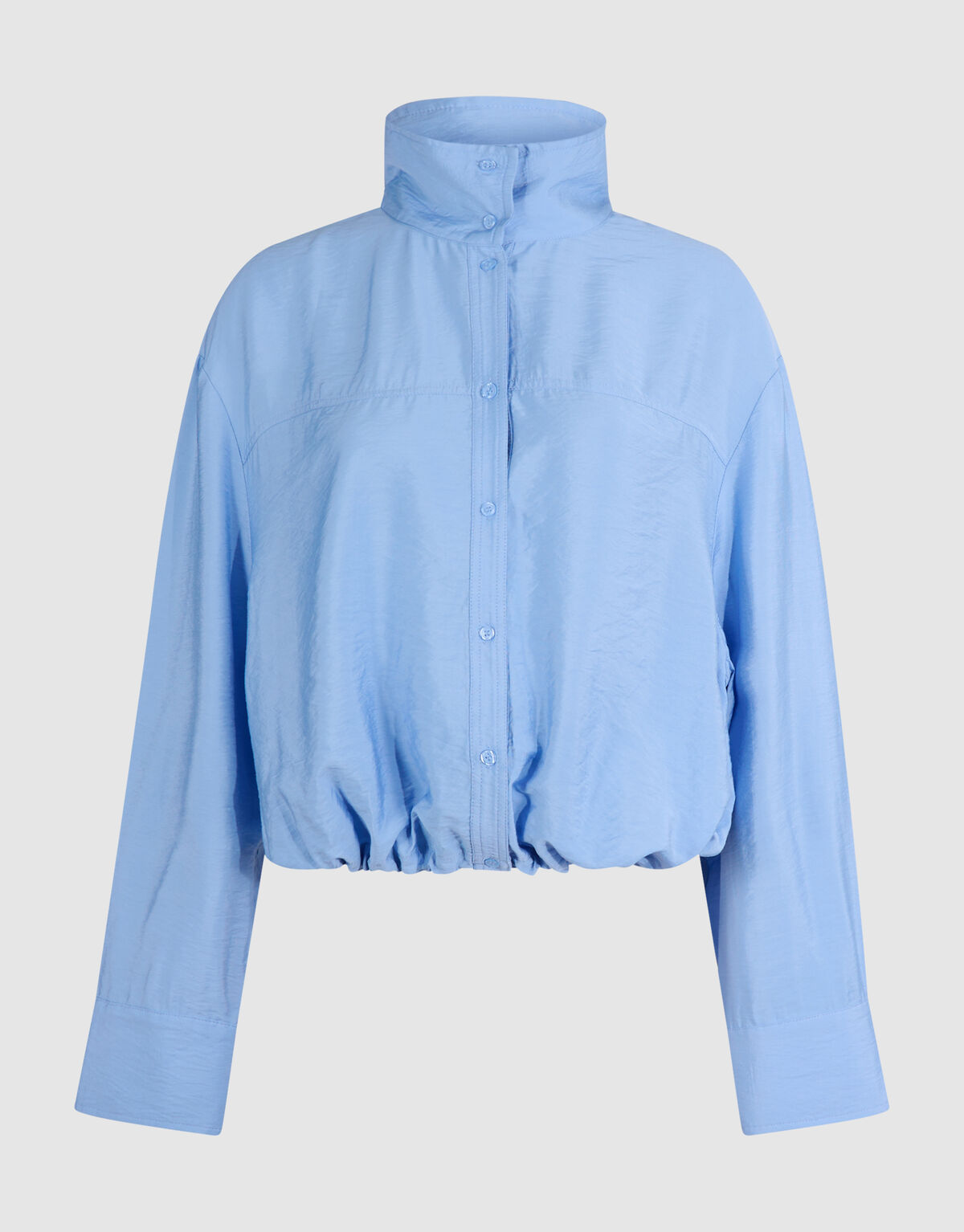 Drawstring Blouse Blauw