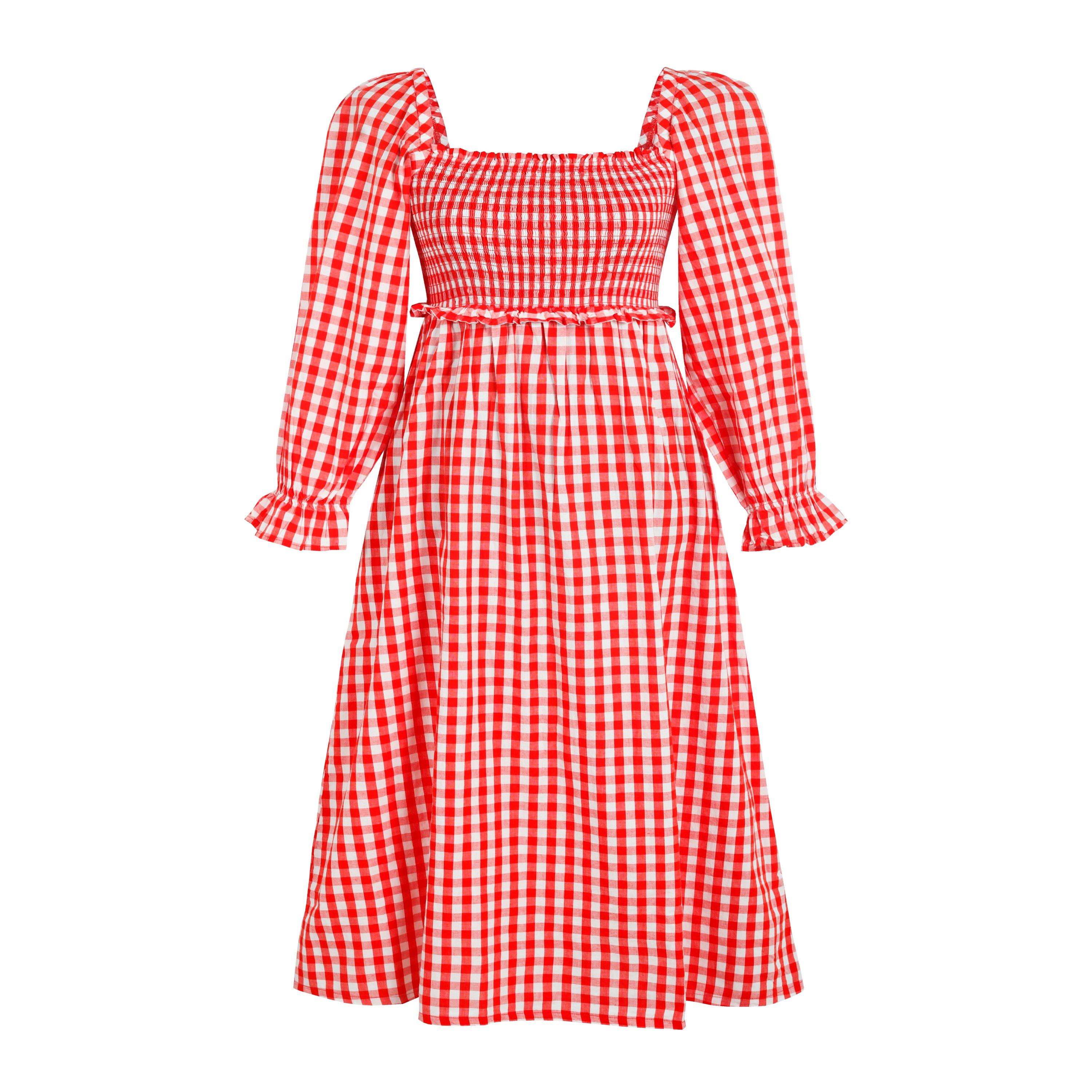 Miso Check Dress Womens