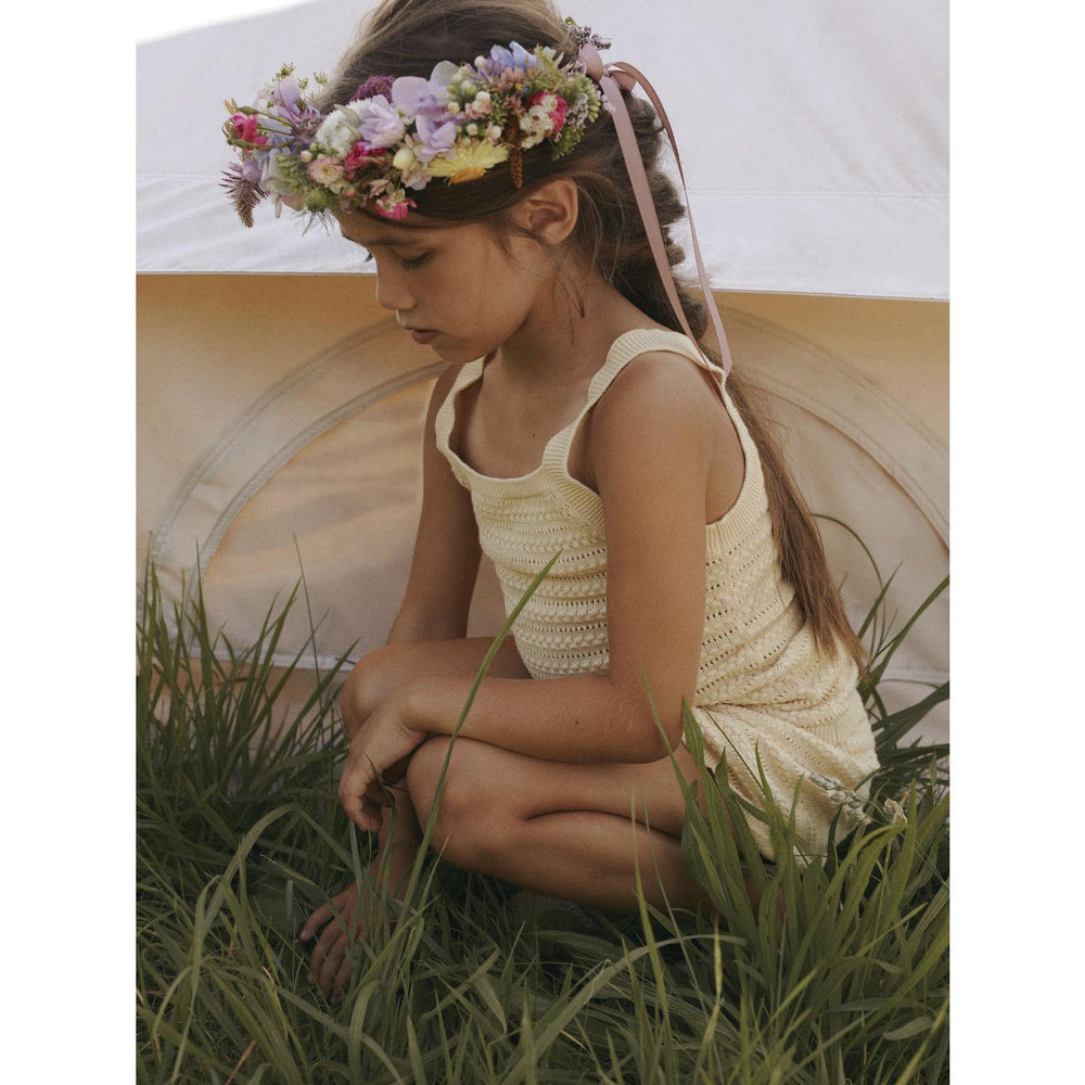 Køb Lil'Atelier Sea Mist Nmfhope Strik Shorts Lil