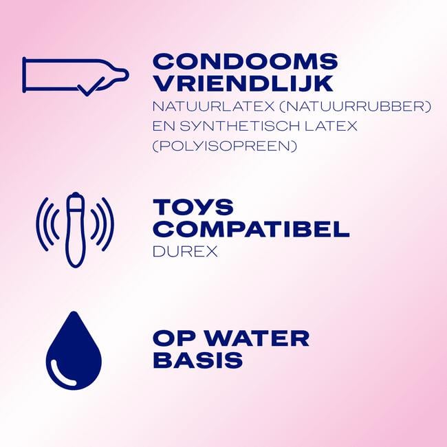 Durex Glijmiddel Natural Extra Sensitive 100% Natuurlijk Waterbasis 100 ML