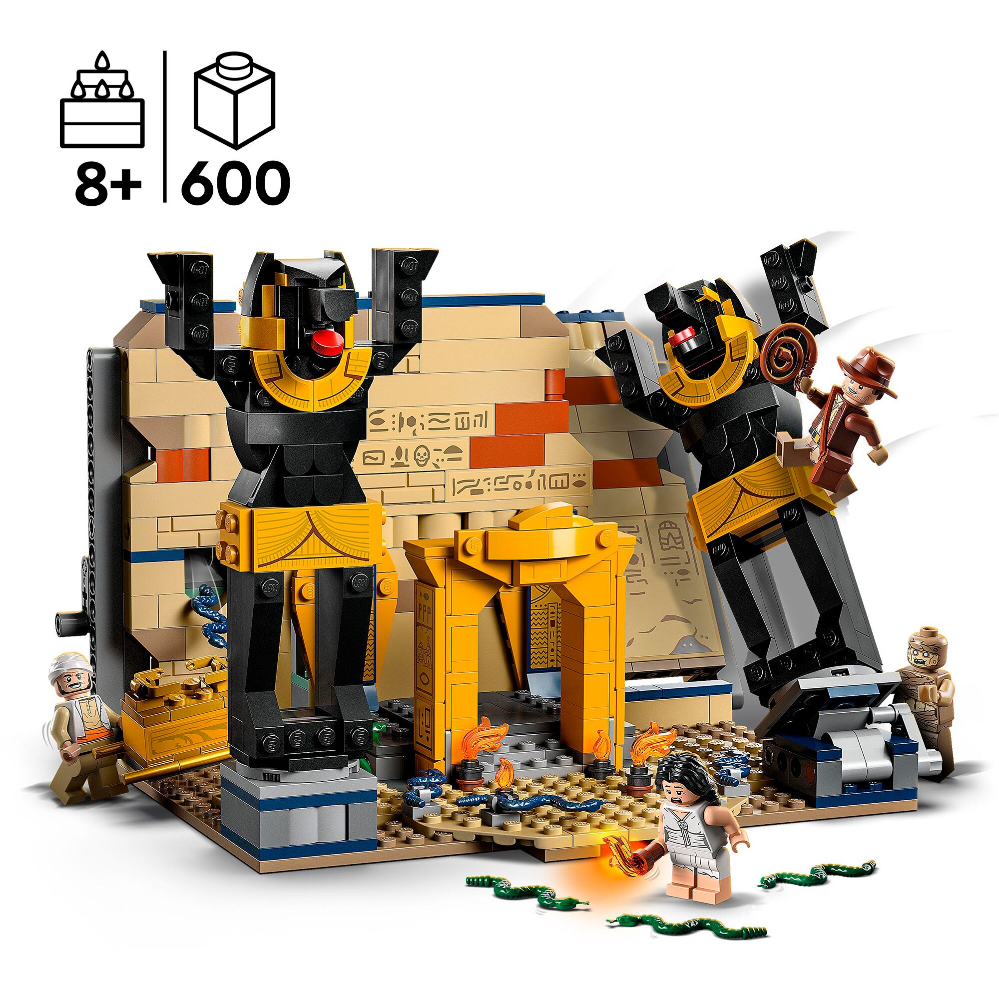 LEGO Konstruktionsspielzeug Indiana Jones Flucht aus dem Grabmal