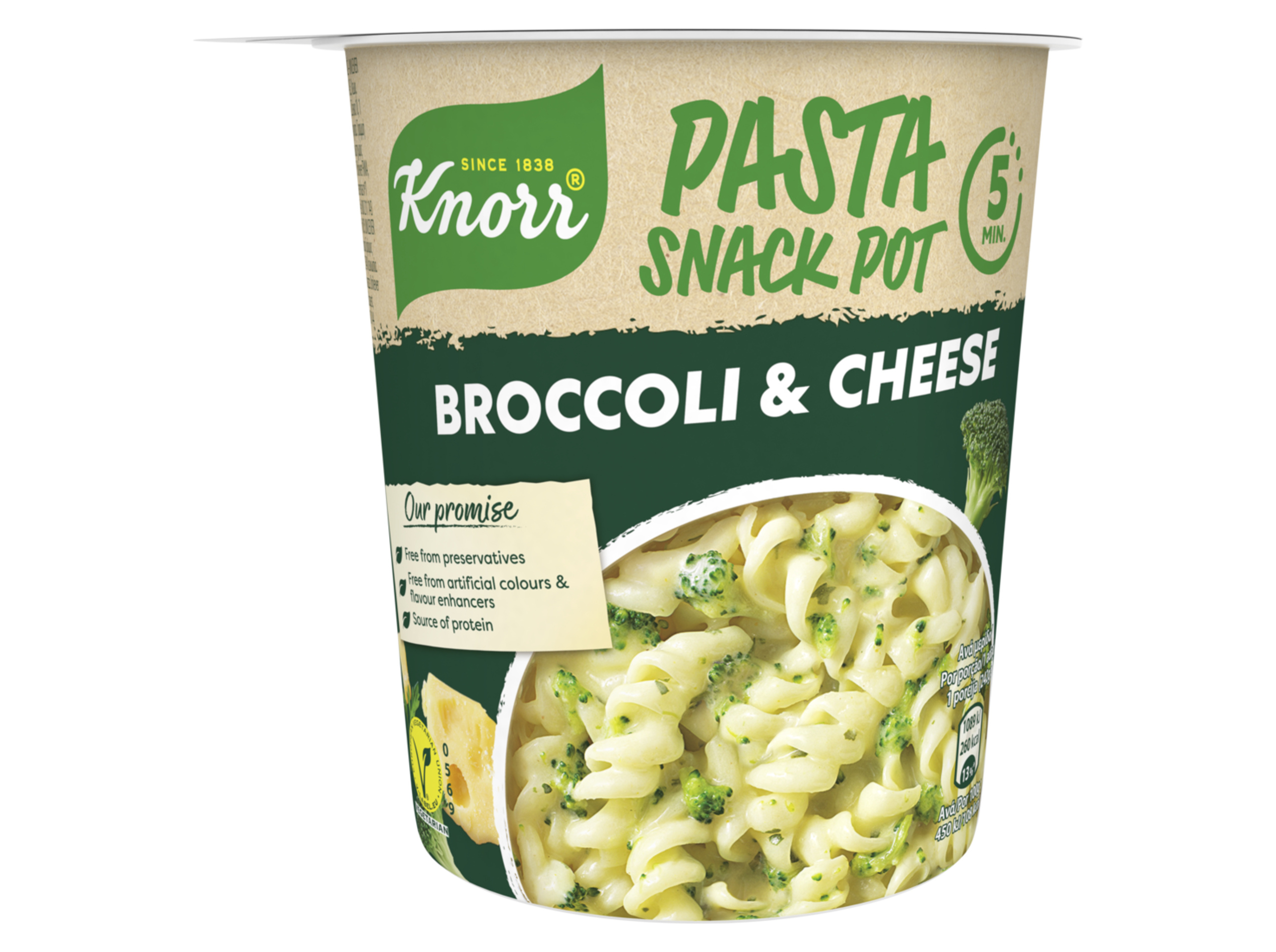 PASTA POT KNORR BRÓCOLOS E QUEIJO 62G