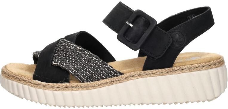 Rieker Sandalen met sleehak Sandalen