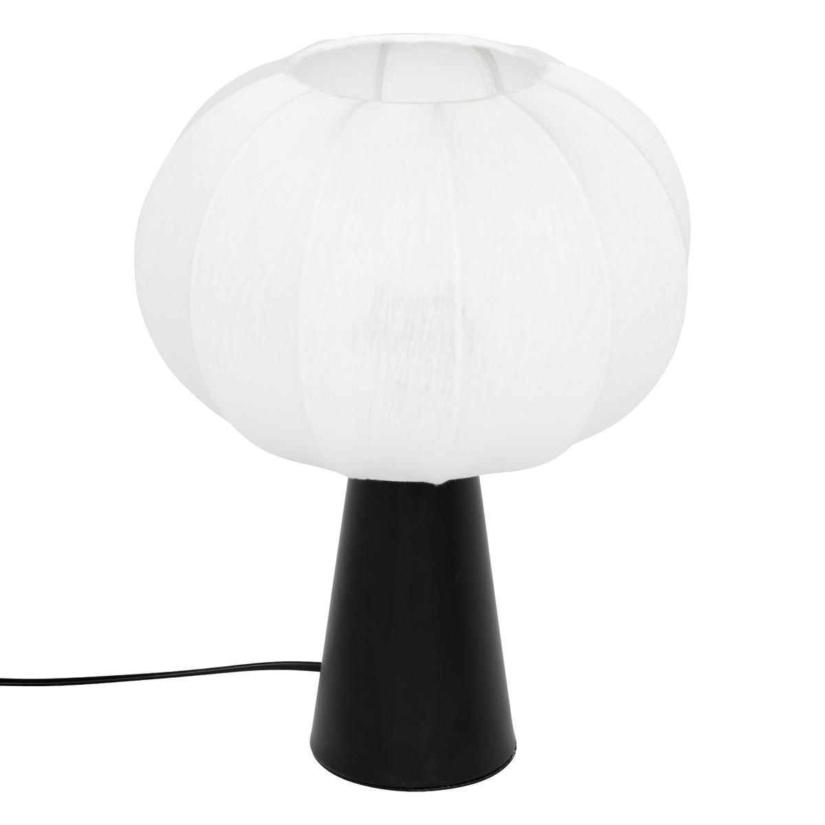 LAMPE COTON TOBIE NOIR H.33CM