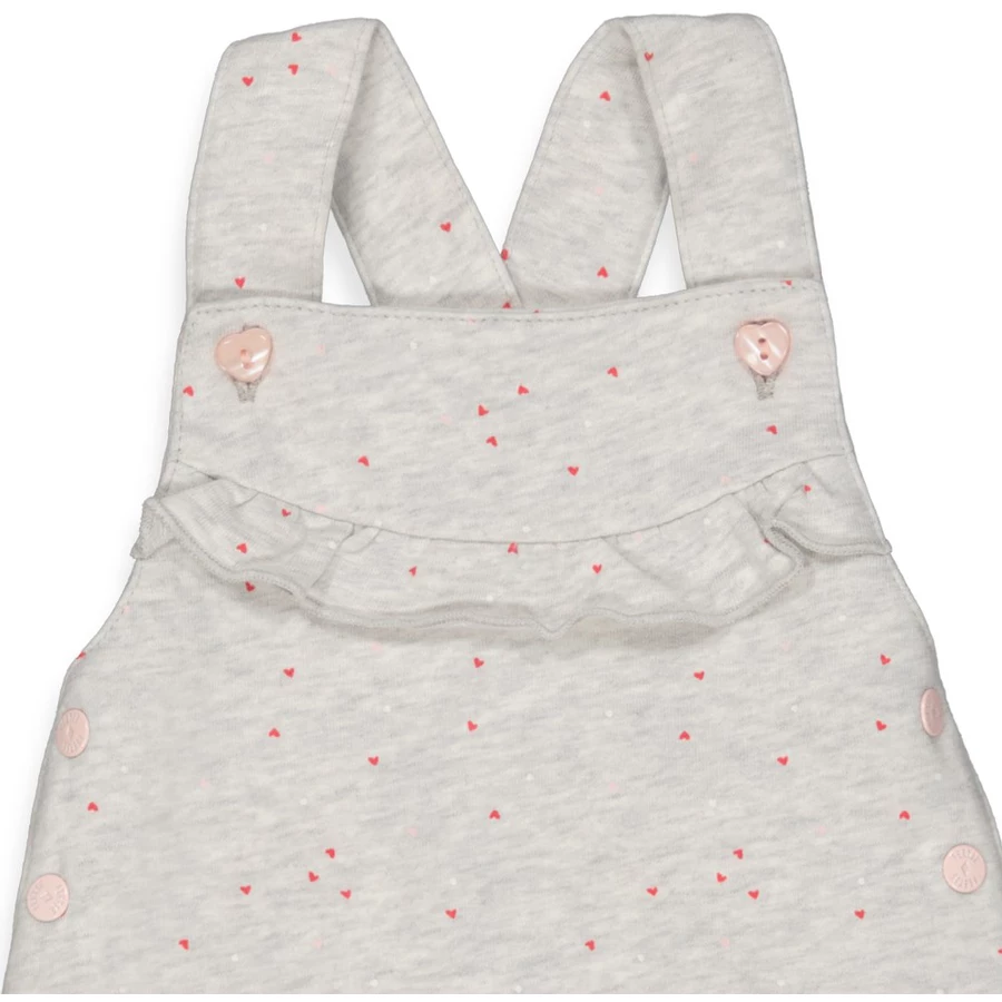 Feetje Latzhose Sooo Cute Grau Melange
