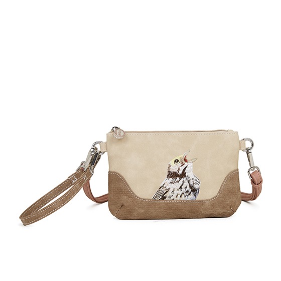 Hi-Di-Hi Melody Crossbody Bag Beige/ Brown
