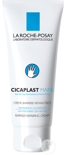 La Roche-Posay Cicaplast Mains Crème Barrière Réparatrice Peaux Abîmées Tube 100ml