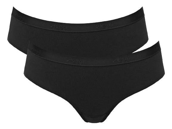 Sloggi Go Casual Dames Hipster 2 Pack Black XXL 1 Stuk