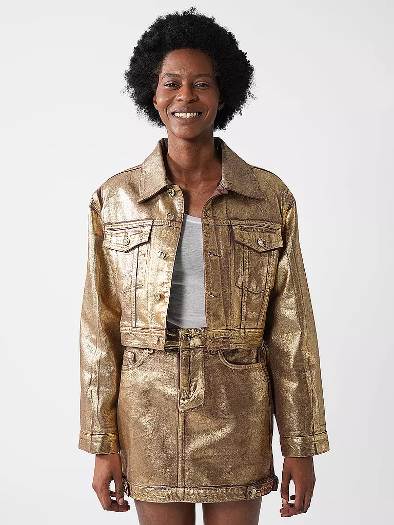 LIU JO Jeansjacke  gold