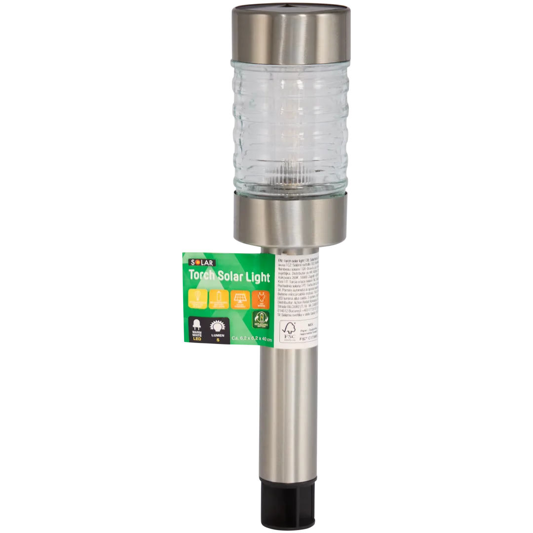 Lampe de jardin solaire à planter Solar
