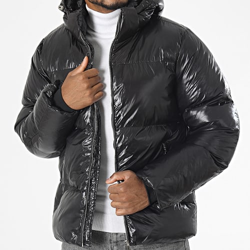 Doudoune Capuche Noir
