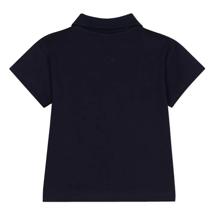 Petit Bateau Polo Marisol Logo | Bleu marine