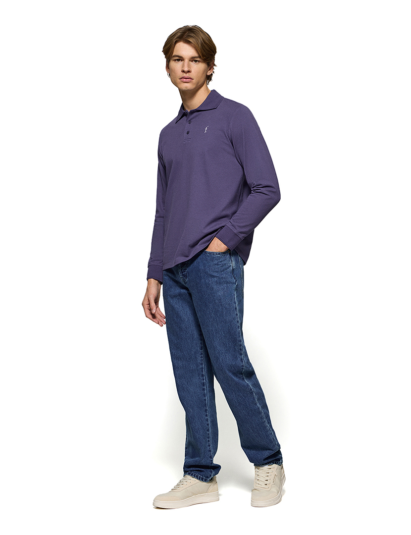 Rigby Go Ml Ss Ocean Blue Polo