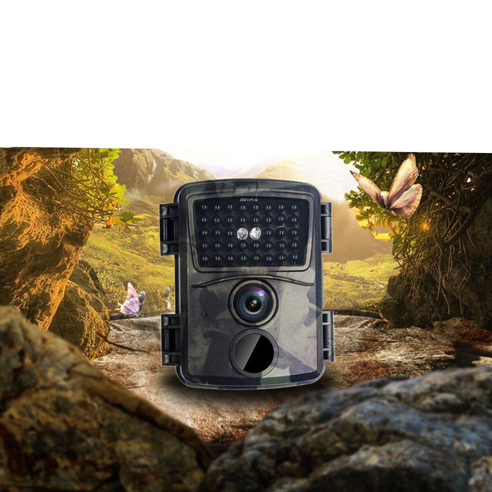 Mini Outdoor Wildtier (12MP) Kamera Nachtsichtkamera mit 38 LED's (IP54) Micro SD Kartenslot - Camouflage