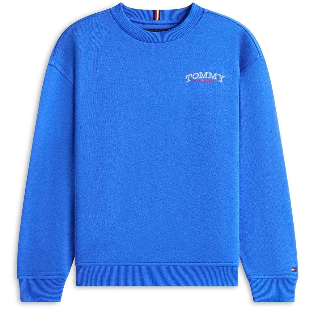 Køb Tommy Hilfiger Empire Blue Monotype Graphic Sweatshirt