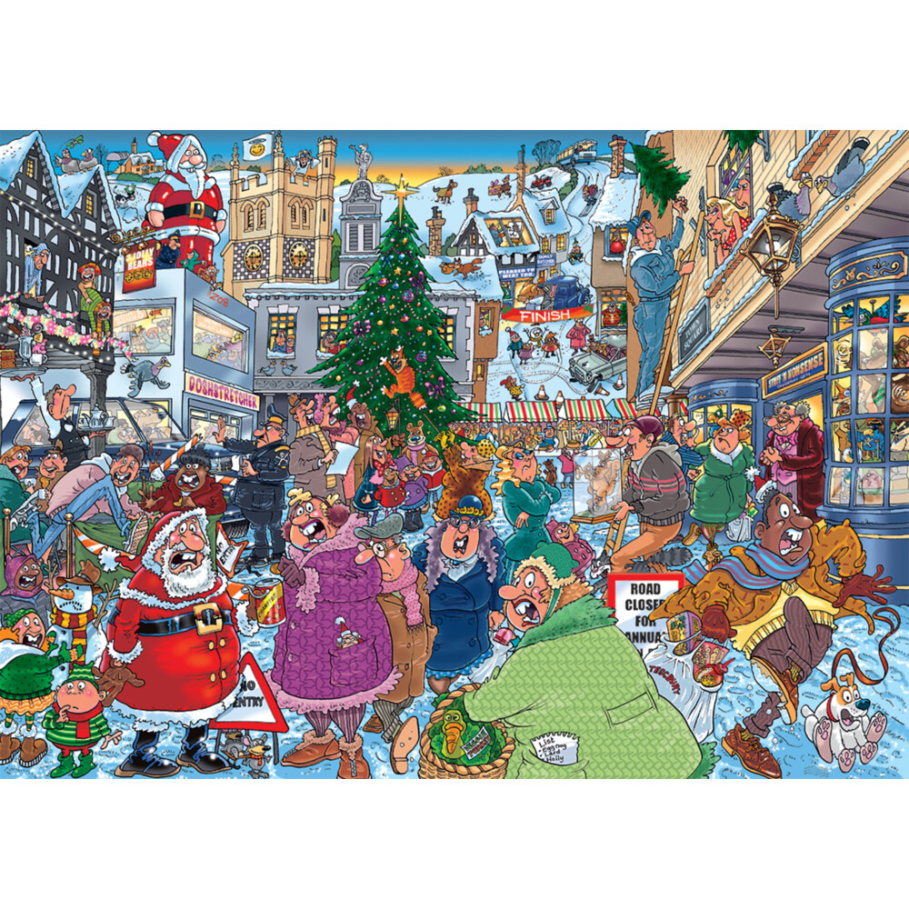 Jumbo Wasgij Christmas 19 Puzzel Santa Dash! 2 x 1000 Stukjes