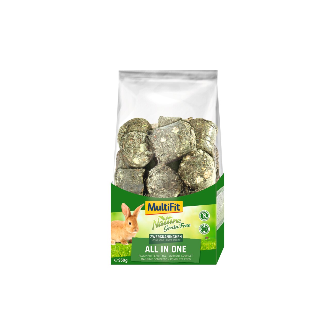 MultiFit Grain Free All in One Zwergkaninchen 950g