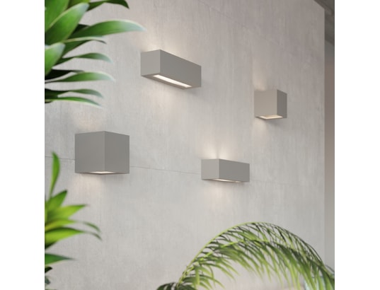 SOLLUX LIGHTING - Applique céramique vega gris