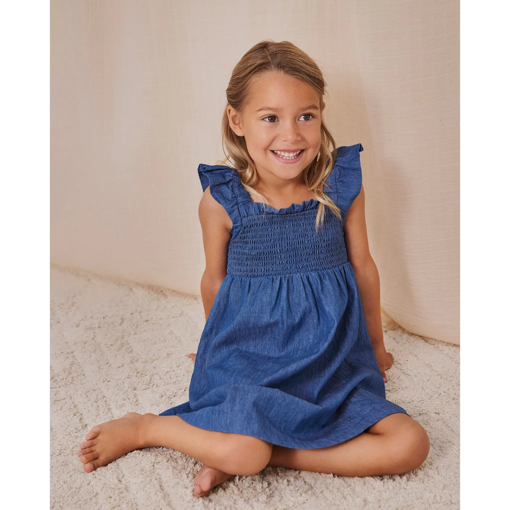 En Fant Robe Chambray 3-8ans