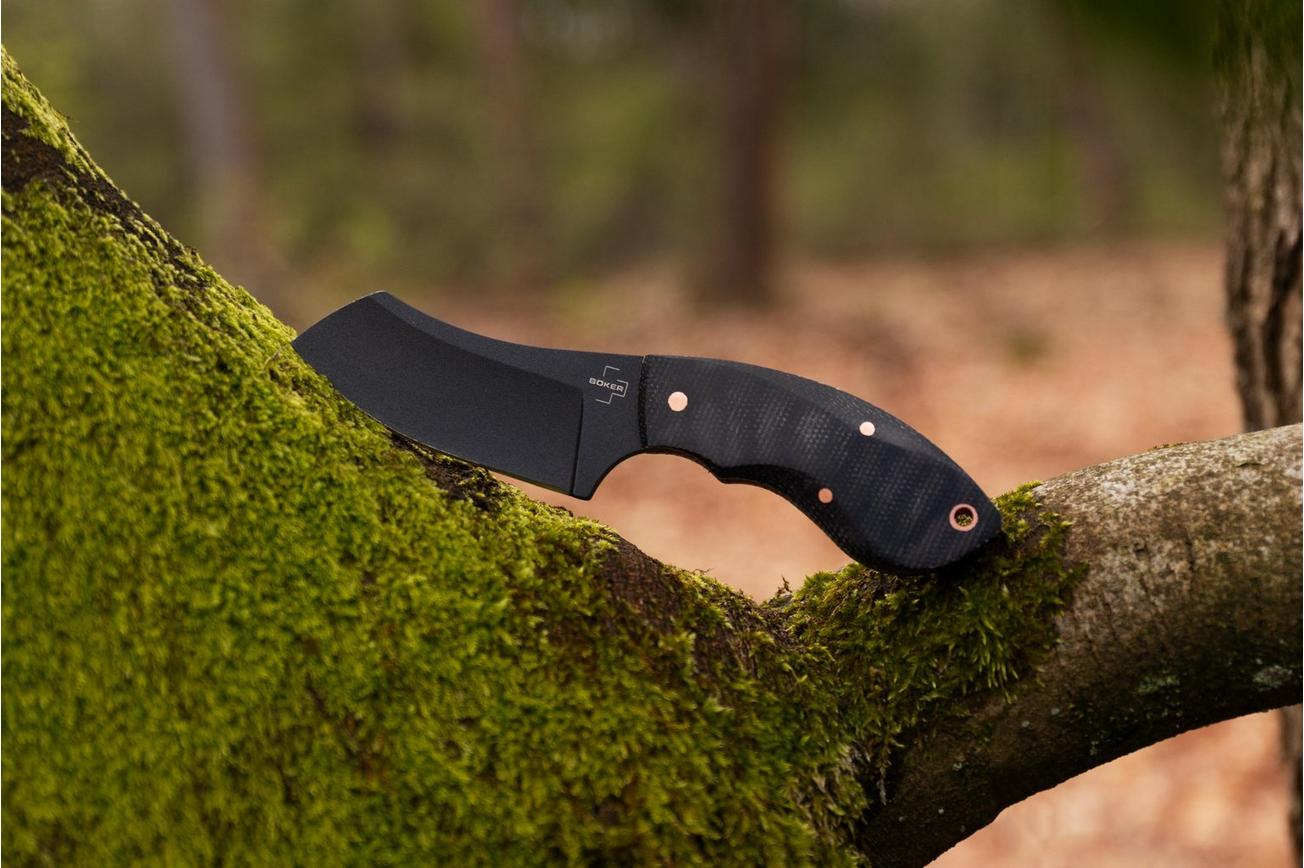 Böker Plus Rhino BO02BO085 Black Copper, vaststaand mes