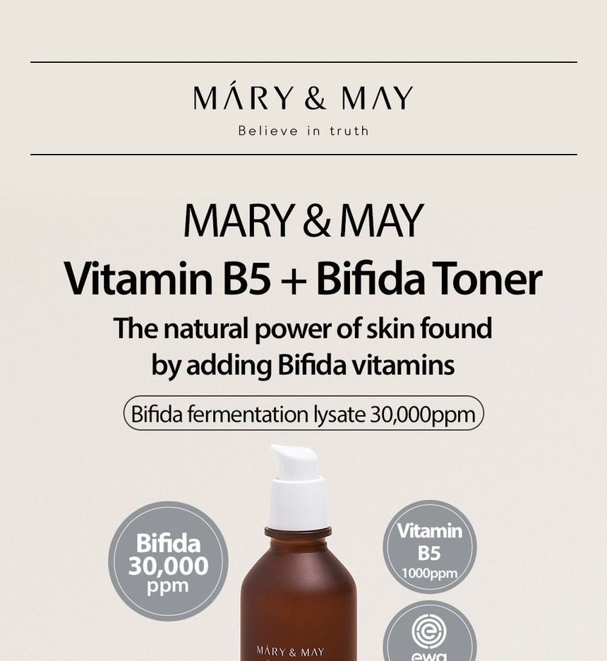 Mary&May - Vitamine B5 + Bifida Toner