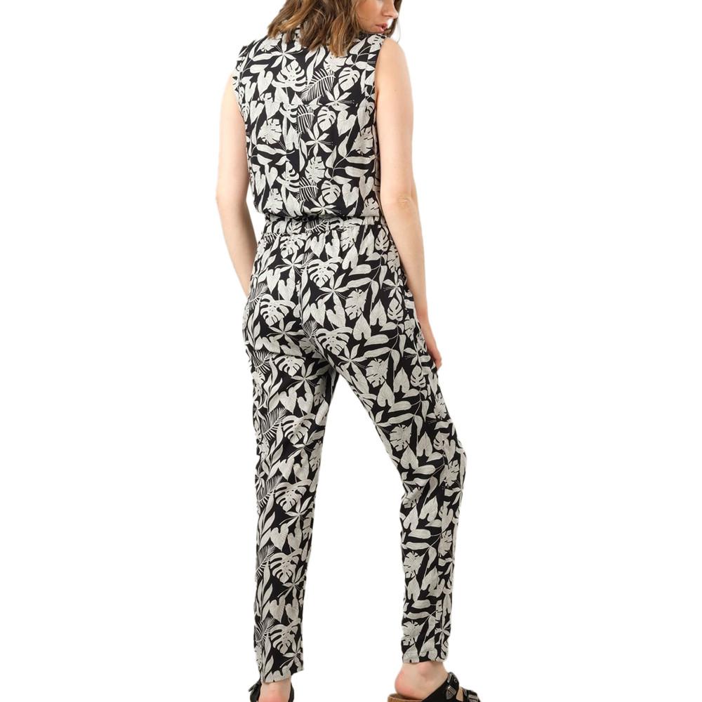 Deeluxe Combinaison Noir à fleurs Femme Deeluxe Nessita