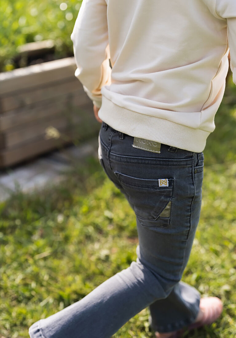 KOKO NOKO grijze koko noko straight leg jeans t46944