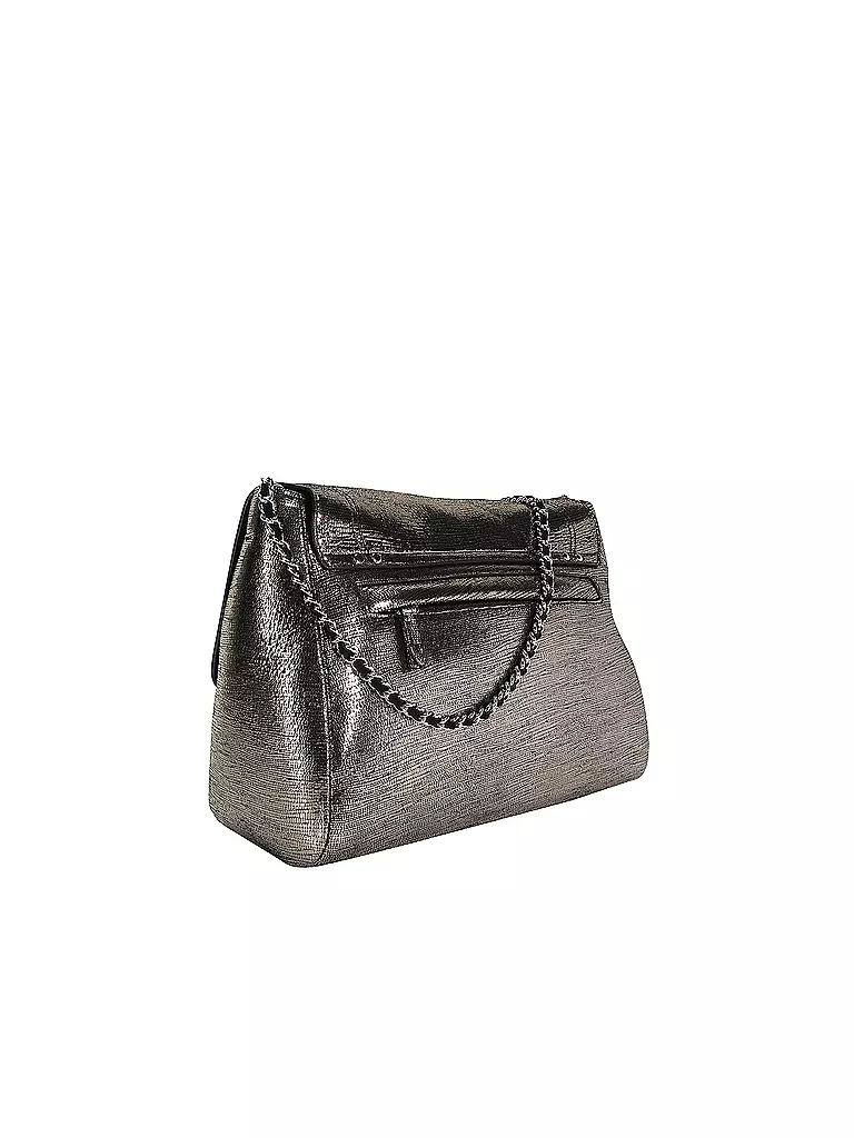 JEROME DREYFUSS Ledertasche - Umhängetasche LULU L silber