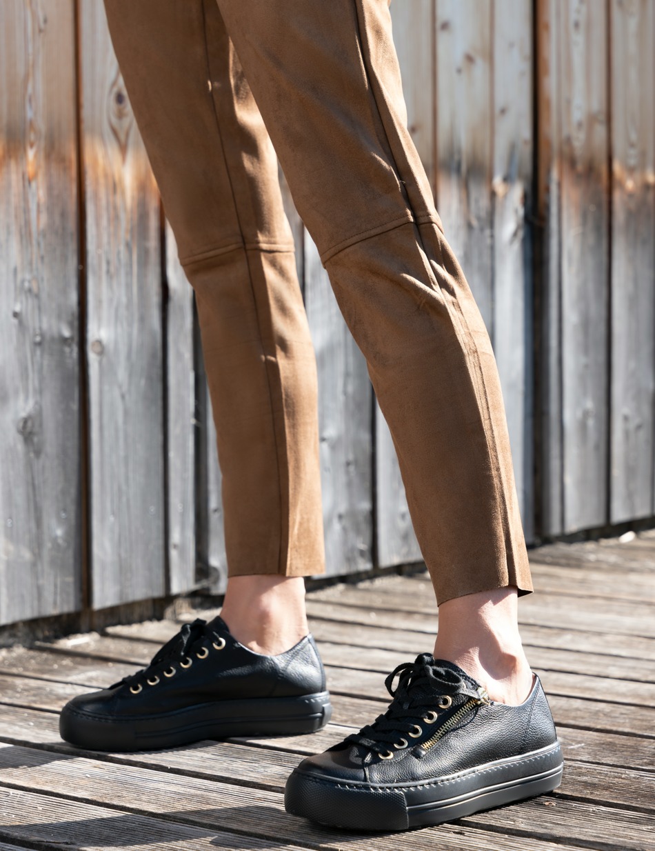 Glattleder Sneaker