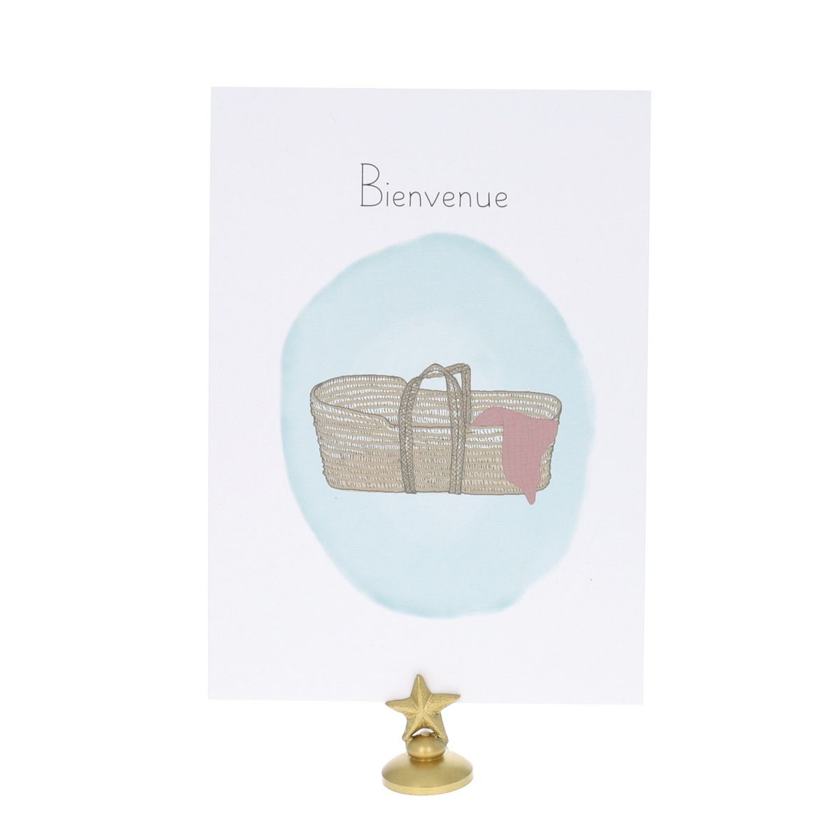 Carte naissance bienvenue couffin Le petit Souk