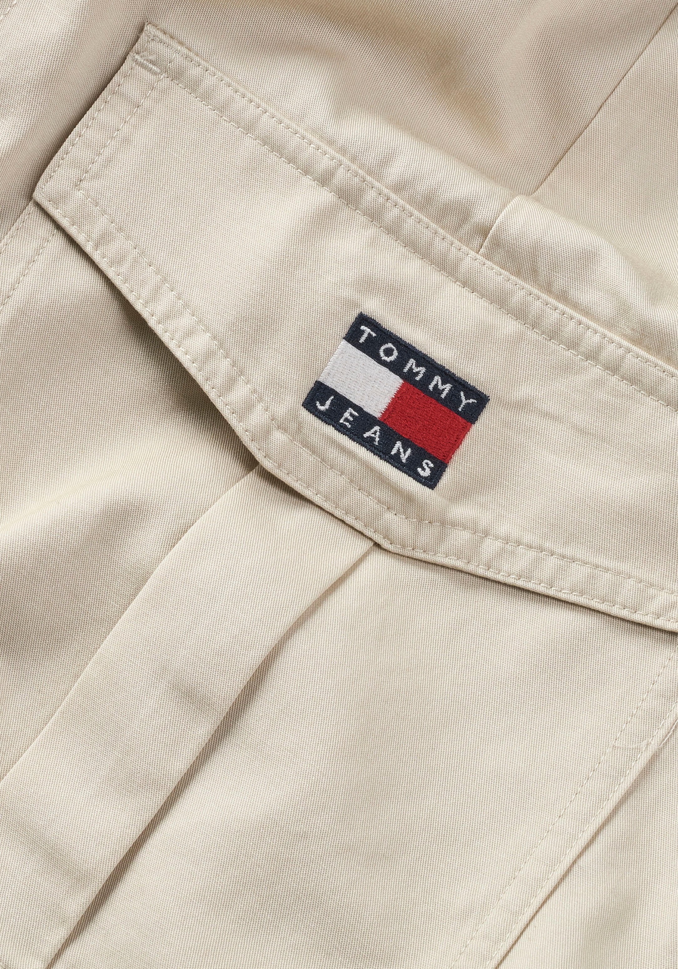 Tommy Jeans Minirock »TJW STRUCTURED CARGO MINI SKIRT« Webrock in strukturierter Qualität, Cargo Form