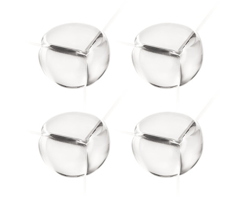 Guardino zelfklevende hoekbeschermers, transparant, 4 stuks