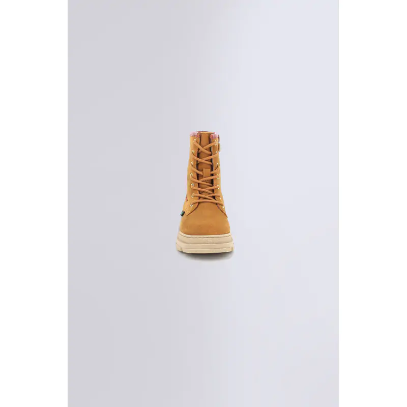 KICK GOJI CAMEL ROUGE BOTTINES Cuir Fille