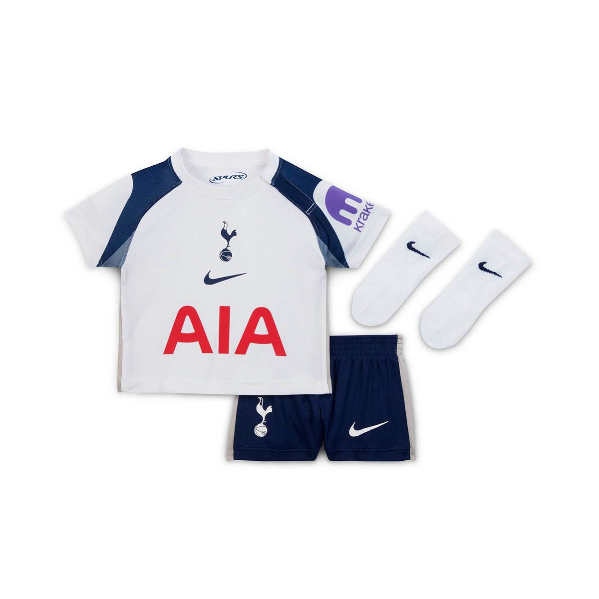 Conjunto Nike Tottenham Hotspur FC Primeiro Equipamento 2025-2026 Bebé
