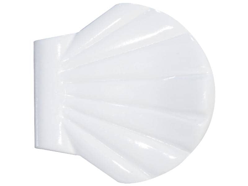 spirella Duschvorhanghaken Shell-Clip, White Vorhangklammer Wandfixierung für Duschvorhang
