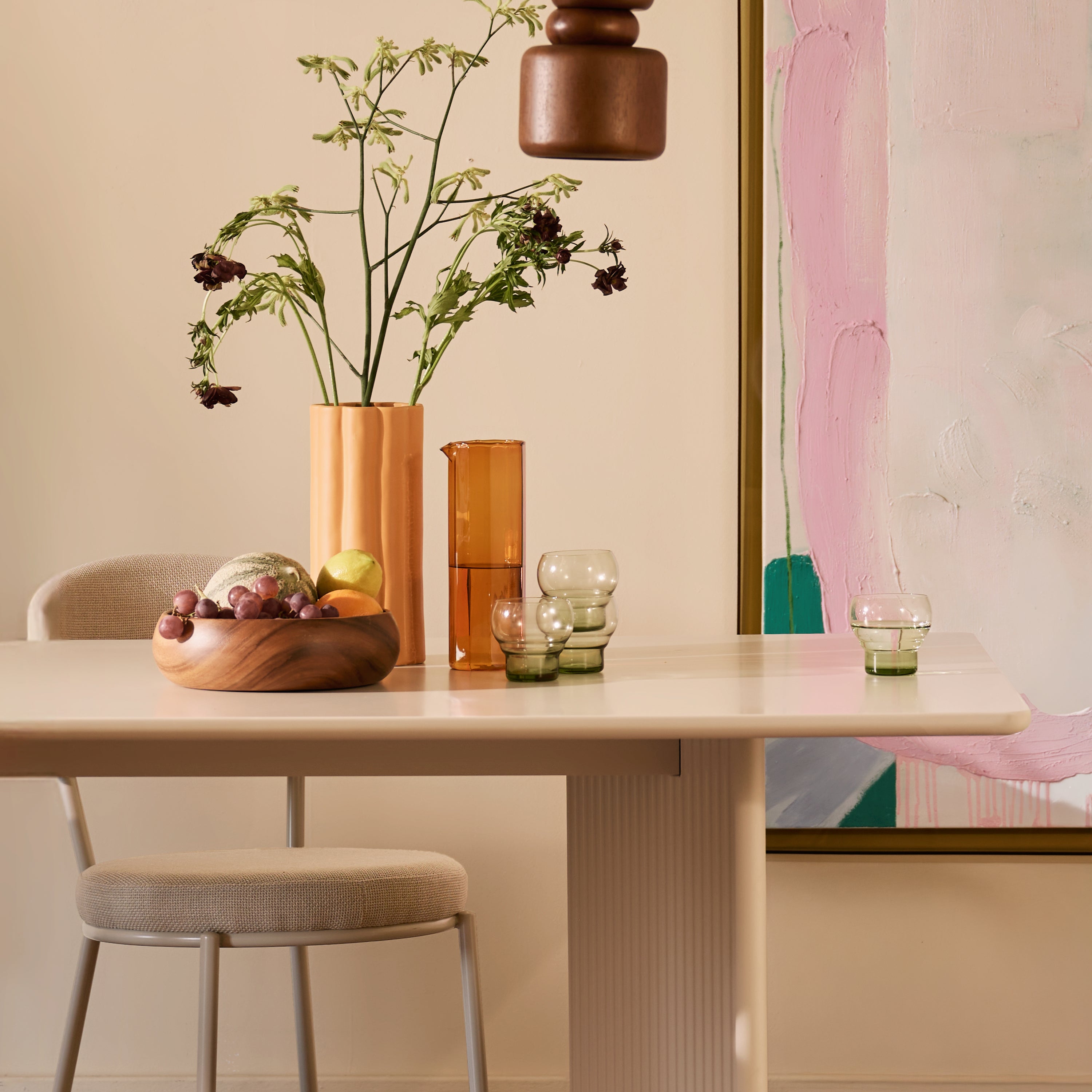 by fonQ Staple Eettafel 200 x 90 cm - Greige